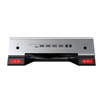 Base Enfriadora Acteck Froost Ex Be650 / 4 Puertos Usb / 16 Pulgadas / Peso 0.750 G /1 Ventilador / Aluminio / Antiderrapante / Rgb / Ac-936156