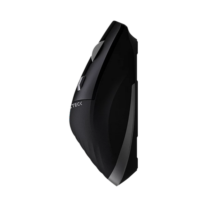 Mouse Acteck Virtuos Pro Mi780 / Vertical / Inalambrico / Dual Bluetooth + Usb / Recargable / Scroll Horizontal / Optico / 8 Botones / 3200 Dpi Ajustable / Negro / Ac-936187