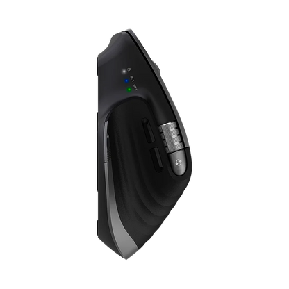 Mouse Acteck Virtuos Pro Mi780 / Vertical / Inalambrico / Dual Bluetooth + Usb / Recargable / Scroll Horizontal / Optico / 8 Botones / 3200 Dpi Ajustable / Negro / Ac-936187