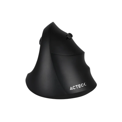 Mouse Acteck Virtuos Fitt Mi520 / Ergonomico / Vertical / Inalambrico / Dual Bluetooth Adaptador Usb / 2400 Dpi / Recargable / Negro / Ac-936224