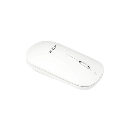 Kit Acteck Creator Virtuos Silk Mk720 / Teclado Y Mouse / Inalambrico / Dual Bt Usb / Recargable / EspaÑol / 100 Teclas / Multimedia / Ranura P /dispositivos /4000 Dpi / Optico / Blanco / Ac-936262