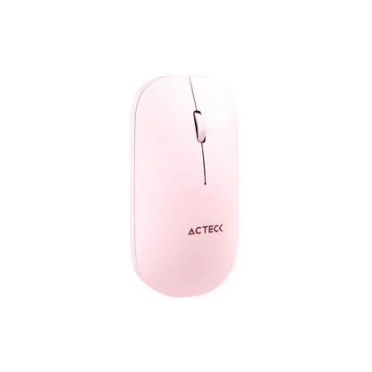 Kit Acteck Creator Virtuos Silk Mk720 / Teclado Y Mouse / Inalambrico / Dual Bt Usb / Recargable / EspaÑol / 100 Teclas / Multimedia / Ranura P /dispositivos / 4000 Dpi / Optico / Rosa / Ac-936279