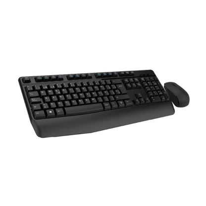 Kit Acteck Creator Plus Mk465 / Teclado Y Mouse / Inalambrico / Receptor Usb / 105 Teclas / Ergonomico - Multifuncion / Win - Mac - Ios - Android / Optico / 1200 Dpi / 3 Botones / Negro / Ac-936354