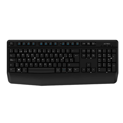 Kit Acteck Creator Plus Mk465 / Teclado Y Mouse / Inalambrico / Receptor Usb / 105 Teclas / Ergonomico - Multifuncion / Win - Mac - Ios - Android / Optico / 1200 Dpi / 3 Botones / Negro / Ac-936354