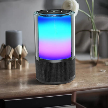 Bocina Acteck Glee Pure Ap70 / Inalambrica / Bluetooth - Conexion Tws  3.5 Mm / Sonido Estereo / 20 W / Iluminacion Led / Subwoofer / Negro / Ac-936385