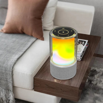 Bocina Acteck Glee Pure Ap70 / Inalambrica / Bluetooth - Conexion Tws  3.5 Mm / Sonido Estereo / 20 W / Iluminacion Led / Subwoofer / Blanco / Ac-936392