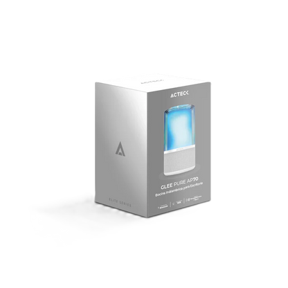 Bocina Acteck Glee Pure Ap70 / Inalambrica / Bluetooth - Conexion Tws 3.5 Mm / Sonido Estereo / 20 W / Iluminacion Led / Subwoofer / Blanco / Ac-936392