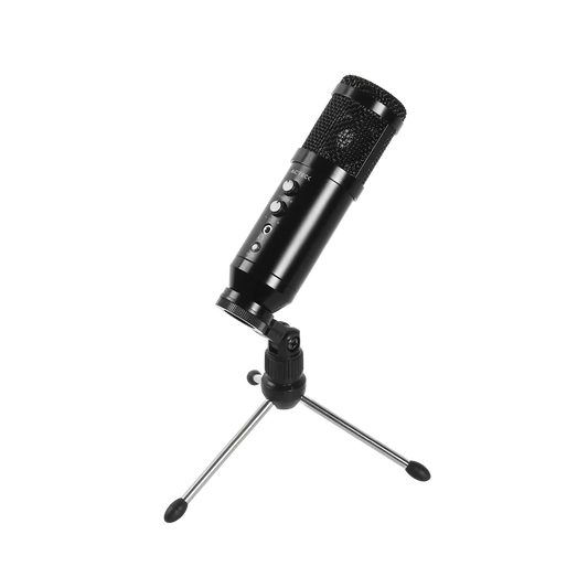 Microfono Acteck Devo Plus Mc455 / Alambrico / Microfono Profesional / Usb A -  Usb B / Win - Mac /  Supercardioode / 20 Hz ~ 20 Khz / 78 Db / -36 Db ± 2 Db / Negro / Ac-936446
