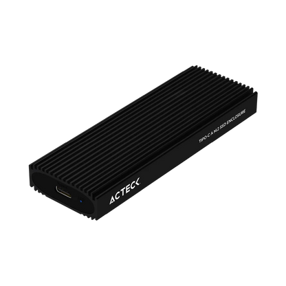 Carcasa Case Enclosure Acteck Armor Pro Hc660 / Disco Duro Ssd M.2 / Usb C 3.1 / 10 Gpbs / Protocolo Uasp - Trim / Max 4 Tb / Aluminio / Negro / Ac-936453