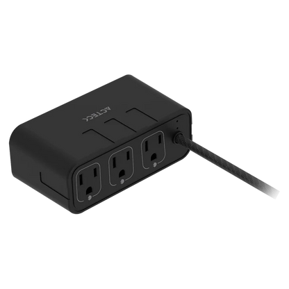 Cargador Acteck Energon Mate Ce676 / Extensin De Escritorio / 2 X Usb / 2 X Tipo C / 3 X Contactos / Supresor De Picos / Indicador Led / Resistente Al Fuego / 1.85 M / Ac-936514