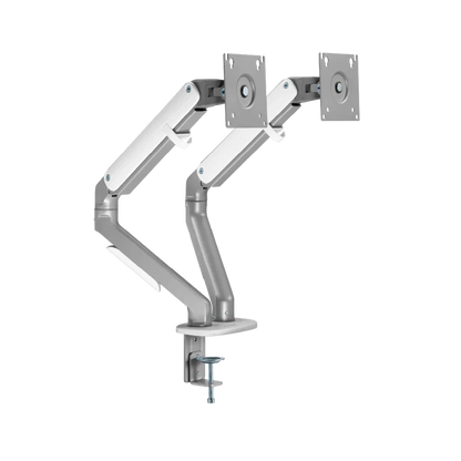 Soporte Acteck Enforce Motion Sm626 / Monitor 17 A 32 Pulg / Max 9 Kg Por Brazo / Articuilado Hidraulico / Escritorio / Vesa / Ajuste Para Monitor Curvo / Inclinacion Y Giro Ajustable / Ac-936552
