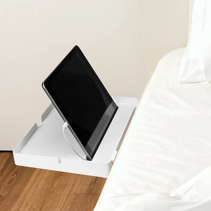 Soporte Acteck Vault Ease Bc424 / Soporte Para Cama Tipo Buro / Altura Ajustable / Metal / Hasta 15 Kg / Blanco / Ac-936606