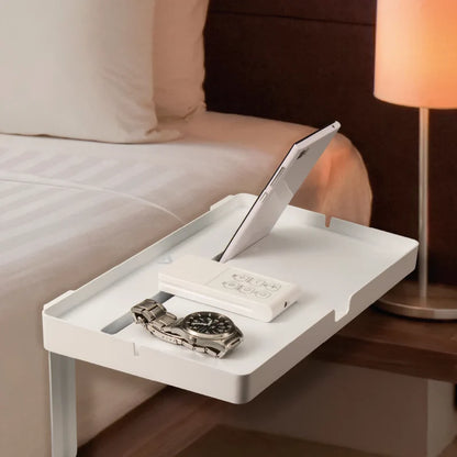 Soporte Acteck Vault Ease Bc424 / Soporte Para Cama Tipo Buro / Altura Ajustable / Metal / Hasta 15 Kg / Blanco / Ac-936606