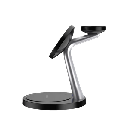 Cargador Acteck Energon S-mate Ci740 / Inalambrico Qi / 15 W / 3 Dispositivos / Compatible Con Apple / Ac-937139