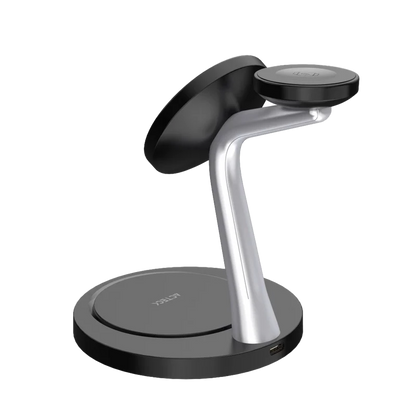 Cargador Acteck Energon S-mate Ci740 / Inalambrico Qi / 15 W / 3 Dispositivos / Compatible Con Apple / Ac-937139
