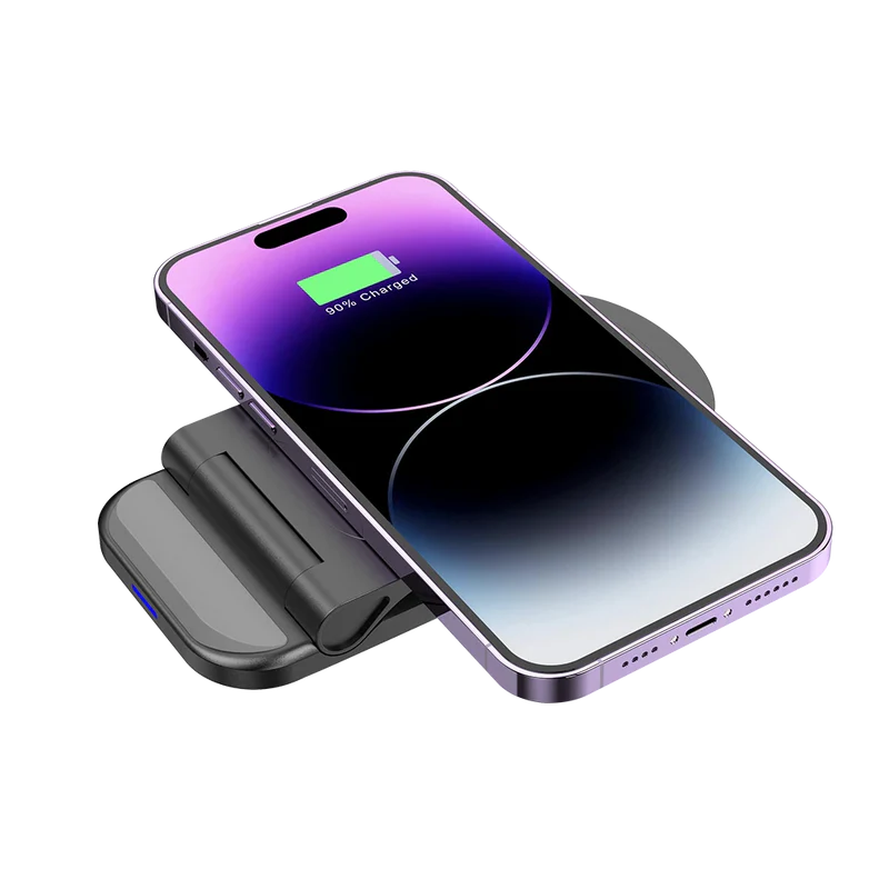 Cargador De Escritorio Acteck Energon S-mate Ci710 / Para Celular / Inalambrico Qi / 15 W / Receptor Carga Qi / Usb - Tipo C / Abs / Negro / Ac-937160