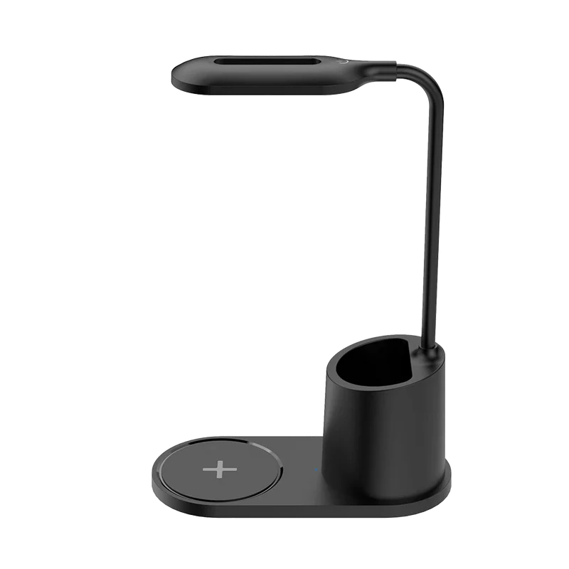 Cargador  Acteck Energon Lumimate Ci711 / Inalambrico Qi / 15 W / Apple - Samsung / Qi / 1 Dispositivo / Incluye Lampara /  Negro / Ac-937184