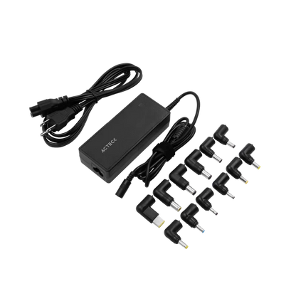 Cargador Universal Acteck Energon Roam Cu494 / Para Laptop / Salida 90 W / Adaptador / 12 Conectores / Ac-937191