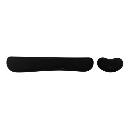 Kit Descansa Muñecas Acteck Mousepad Cushy Pro Tr430 / Ergonómico / Memory Foam / Color Grafito / Antideslizante / 460 X 85 X 20  Mm / Ac-937214