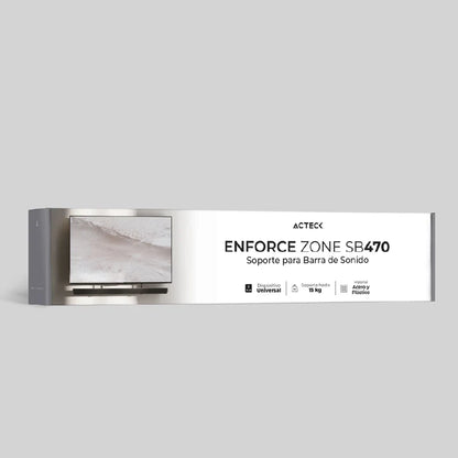 Soporte Acteck Enforce Zone Sb470 / Para Barra De Sonido / Hasta 15 Kg / Dispositivo Universal / Sujecion Atornillado / Ac-937221