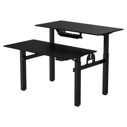 Escritorio Acteck Ergo Desk V2 Ed727/ Ergonomico Doble / Control Inteligente / Altura Ajustable / Hasta 80 Kg Estatico / Negro / Ac-937269