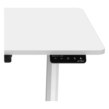 Escritorio Acteck Ergo Desk 1 Ed717 / Ergonomico / Control Inteligente / Altura Ajustable / Hasta 80 Kg / Blanco / Ac-937306