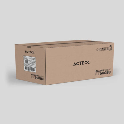 Fuente De Poder Acteck  Blazar Basic Ft500b / Atx / 500 W /  Ventilador 120 Mm / Bajo Nivel De Ruido / 1 AÑo De Garantia / Metalico / Ac-938150