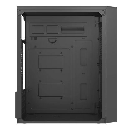 Gabinete Acteck Kioto Gc220f / Mini Torre / Micro Atx, Mini Itx / Fuente 500w Incluida / Soporte Para Ventiladores / Metal / Negro / Ac-939539