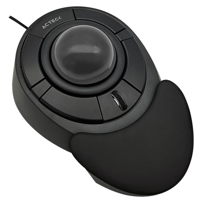 Mouse Acteck Virtuos Art X Mi787 / Alambrico Usb / Ergonomico / 4 Botones + Scroll / Optico / 1600 Dpi Ajustable / Win + Mac / Negro / Ac-939584
