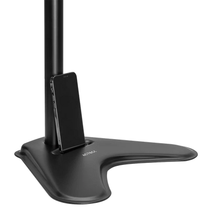 Soporte Acteck Enforce Zone-b Sm445 / Para Escritorio / 4 Monitores / 17-32 Pulg / Max 9 Kg Por Brazo / Vesa 75-100 Mm / Organizador De Cables / Negro / Ac-939669