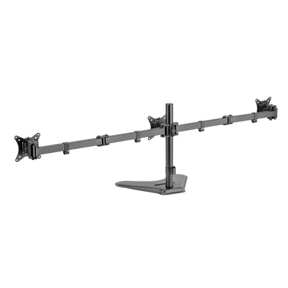 Soporte Acteck Enforce Zone-b Sm435 / De Escritorio / 3 Monitores / 17 - 32 Pulg / Hasta 9 Kg Por Brazo / Inclinacion Y Giro Ajustable / Vesa 75 - 100 Mm / Organizador De Cables / Negro / Ac-939676