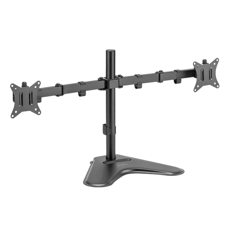 Soporte Acteck Enforce Zone-b Sm425 / Para 2 Monitores / Monitor 17 A 32/ Soporta 9 Kg / Vesa 75x75 Mm / Negro / Ac-939683