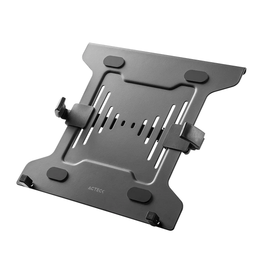 Soporte Acteck Enforce Tray Bl404 / Base Para Laptop / 10 - 15.6 Pul / Vesa - Brazos Ajustables / Ranuras De Ventilacion / Antiderrapante / Max 4.5 Kg / Negro / Ac-939690