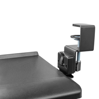 Bandeja Acteck De Teclado Y Mouse Vault Bow Key Bt444 / Para Debajo Del Escritorio / Hasta 5 Kg / Inclinacion 15* / Fijacion C-clamp Advanced Series / Negro / Ac-939751