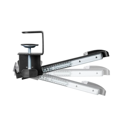 Bandeja Acteck De Teclado Y Mouse Vault Bow Key Bt444 / Para Debajo Del Escritorio / Hasta 5 Kg / Inclinacion 15* / Fijacion C-clamp Advanced Series / Negro / Ac-939751