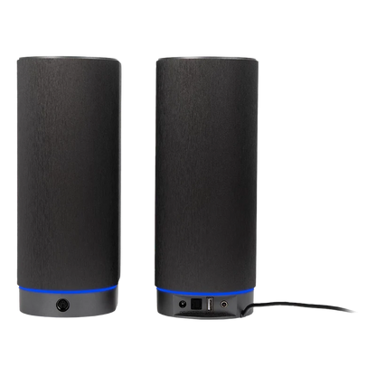 Bocinas Acteck Dynamic Exact X Bs660 / Inalambrica / Bluetooth Aux Usb / 2 Canales 50 W Rms / 45hz- 20khz / Iluminacion Led / Negro / Ac-939812