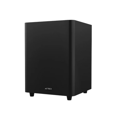 Subwoofer Acteck Dynamic Bass Bw676 / Inalambrico / Potencia Rms 50 W / Bluetooth -  Aux - Rca / Amplificador Activo / 40 Hz - 200 Khz / Indicadores Led / 4  And #937; / Negro / Ac-939829