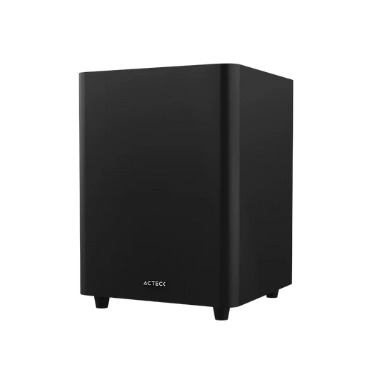 Subwoofer Acteck Dynamic Bass Bw676 / Inalambrico / Potencia Rms 50 W / Bluetooth -  Aux - Rca / Amplificador Activo / 40 Hz - 200 Khz / Indicadores Led / 4  And #937; / Negro / Ac-939829
