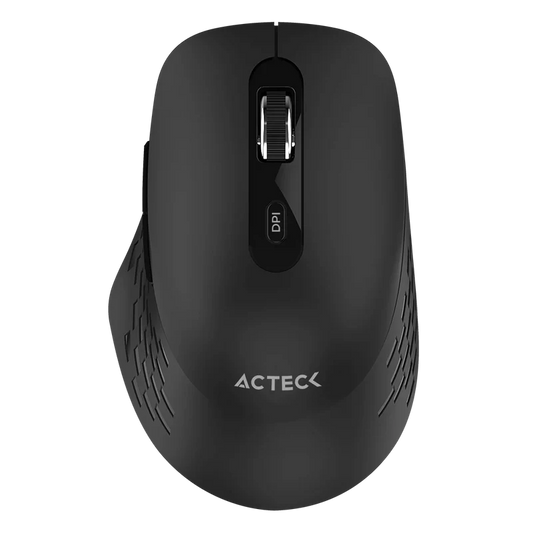 Mouse Acteck Optimize Flow Mi480 / Inalambrico / 1600 Dpi / 5 Botones Scroll / Alcance 10 M / Dongle Bt 2.4 Mhz / Negro / Ac-939836