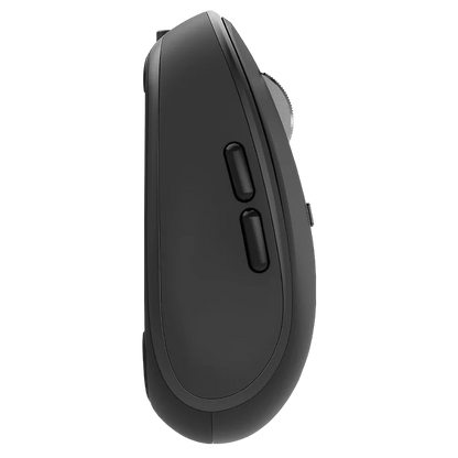 Mouse Acteck Optimize Trip Pro Mi580 / Inalambrico / 1600 Dpi Ajustable / 6 Botones Scroll / Recargable / Dual Dongle Usb 2.4 Ghz 2 Bluetooth / Win Mac Android / Negro / Ac-939591