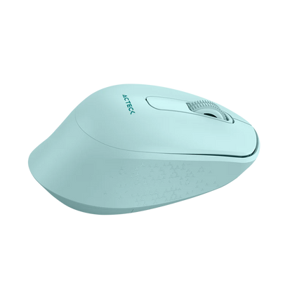 Mouse Acteck Optimize Ergo Mi470 / Inalambrico / Receptor Usb / Optico / 1600 Dpi Ajustable / 2 Botones Scroll / Ergonomico / Click Silencioso / Win Mac / Tiffany / Ac-939898