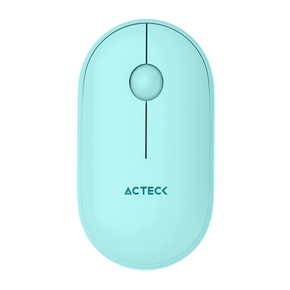 Mouse Acteck Optimize Edge Mi460 / Inalambrico / 1600 Dpi Ajustable  / 2 Botones + Scroll  / Alcance 10 M / Click Silencioso / Ultraligero / Tiffany / Ac-939904