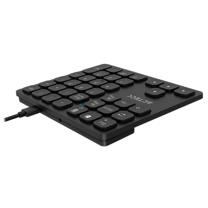 Teclado Numerico Acteck Inspire Pad Pro Tn480 / Inalambrico / Bluetooth / 36 Teclas / Advanced Series / Negro / Ac-939911