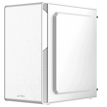 Gabinete Acteck Performance Ii Gi215f / Mini Torre / Micro Atx, Itx / Fuente De Poder 500w Incluida / Full Metal / Blanco / Ac-940047