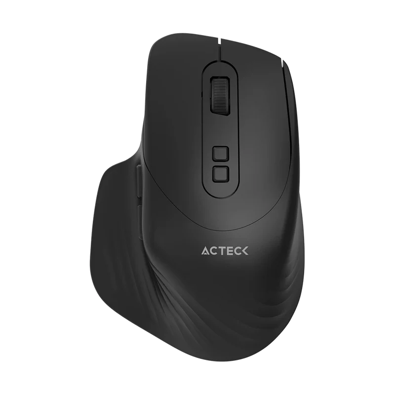 Kit Acteck Creator Krea Mk755 / Teclado Y Mouse / Inalambrico Dual / Multidispositivo / Recargable / Dongle Usb Bt / Win - Mac / EspaÑol / 118 Teclas / 2000 Dpi / Optico / Negro - Gris / Ac-940160
