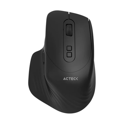 Kit Acteck Creator Krea Mk755 / Teclado Y Mouse / Inalambrico Dual / Multidispositivo / Recargable / Dongle Usb Bt / Win - Mac / EspaÑol / 118 Teclas / 2000 Dpi / Optico / Negro - Gris / Ac-940160
