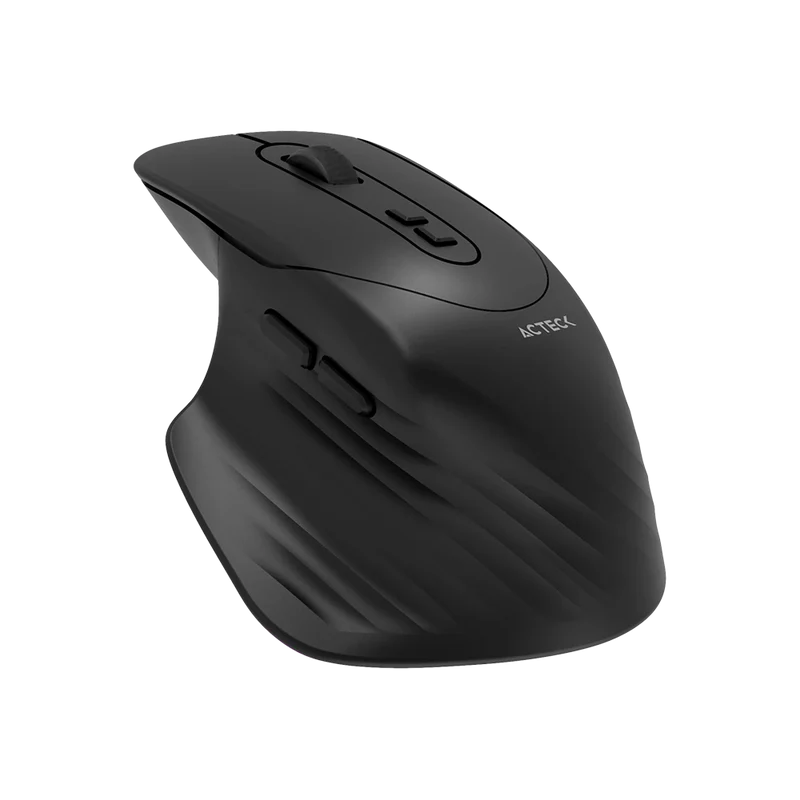 Kit Acteck Creator Krea Mk755 / Teclado Y Mouse / Inalambrico Dual / Multidispositivo / Recargable / Dongle Usb Bt / Win - Mac / EspaÑol / 118 Teclas / 2000 Dpi / Optico / Negro - Gris / Ac-940160