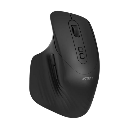 Kit Acteck Creator Krea Mk755 / Teclado Y Mouse / Inalambrico Dual / Multidispositivo / Recargable / Dongle Usb + Bt / Win - Mac / EspaÑol / 118 Teclas / 2000 Dpi / Optico / Negro - Gris / Ac-940160