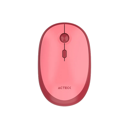 Kit Acteck Creator Chic K-colors Mk485 / Inalambrico / Multimedia / Dongle 2.4 / Esp / 105 Teclas / Optico / 1600 Dpi Ajustable / 4 Botones + Scroll / Win + Mac / Rojo-rosa / Ac-940207