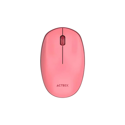 Kit Acteck Creator Chic K-colors Mk480 / Teclado Y Mouse / Inalambrico - Multimedia / 85 Teclas / Optico / 800 Dpi / 4 Botones + Scroll / Win + Mac / EspaÑol / Dongle Usb / Rojo- Rosa / Ac-940245
